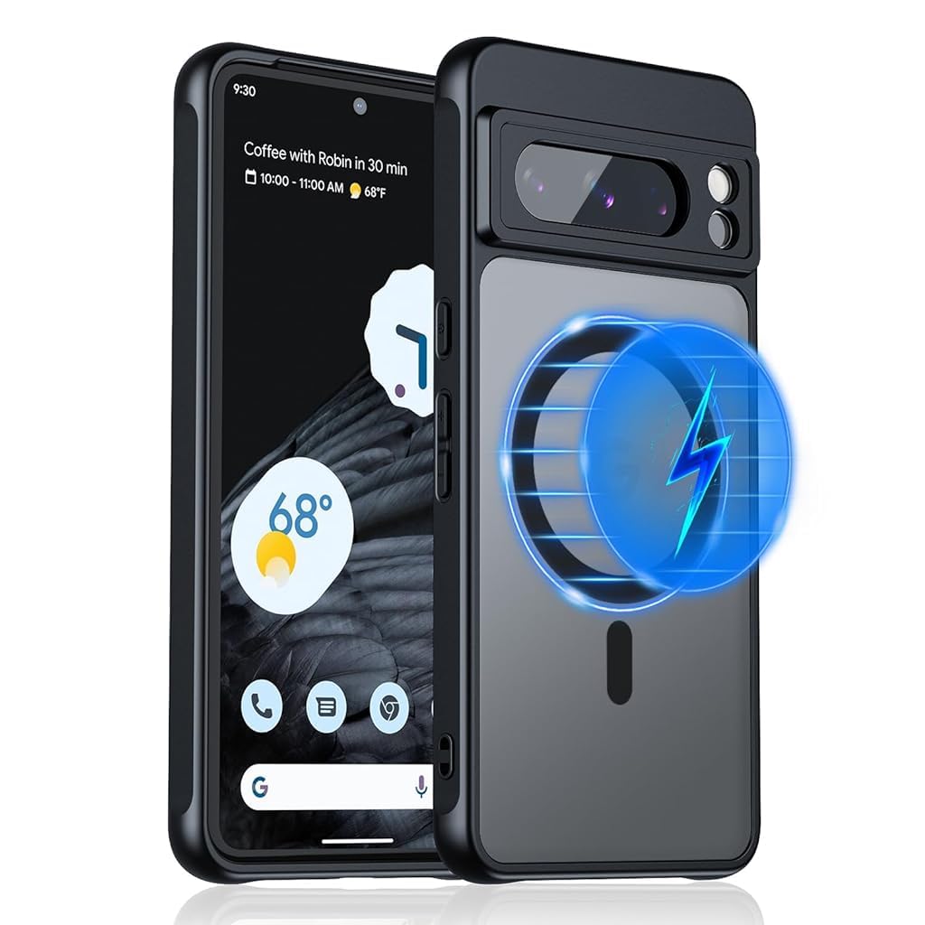 ZORBES Phone Case for Google Pixel 8 Pro Full Protection Phone Cover for Google Pixel 8 Pro with Magnet Ring Supports Qi Wireless Charging, Fashion Shockproof Protective Case for Google Pixel 8 Pro ZORBES Phone Case for Google Pixel 8 Pro Full Protection Phone Cover for Google Pixel 8 Pro with Magnet Ring Supports Qi Wireless Charging, Fashion Shockproof Protective Case for Google Pixel 8 Pro